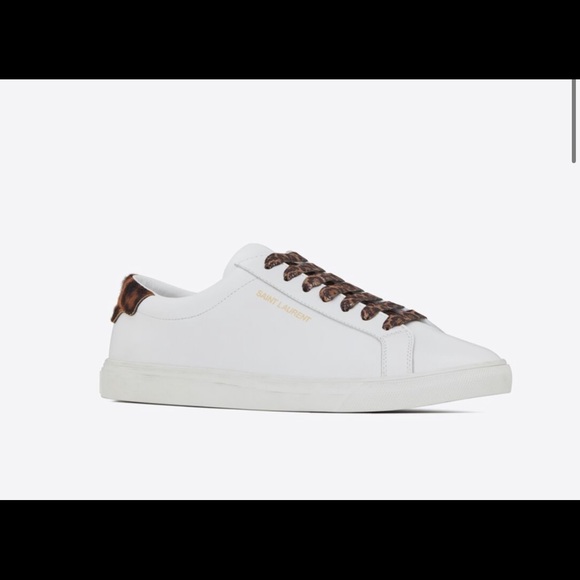 Saint Laurent Andy Shoes with Cheetah Print detailing - Picture 5 of 5